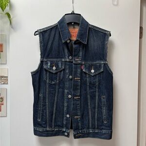 Levi's Indigo Denim Jacket with Contrast Stitching